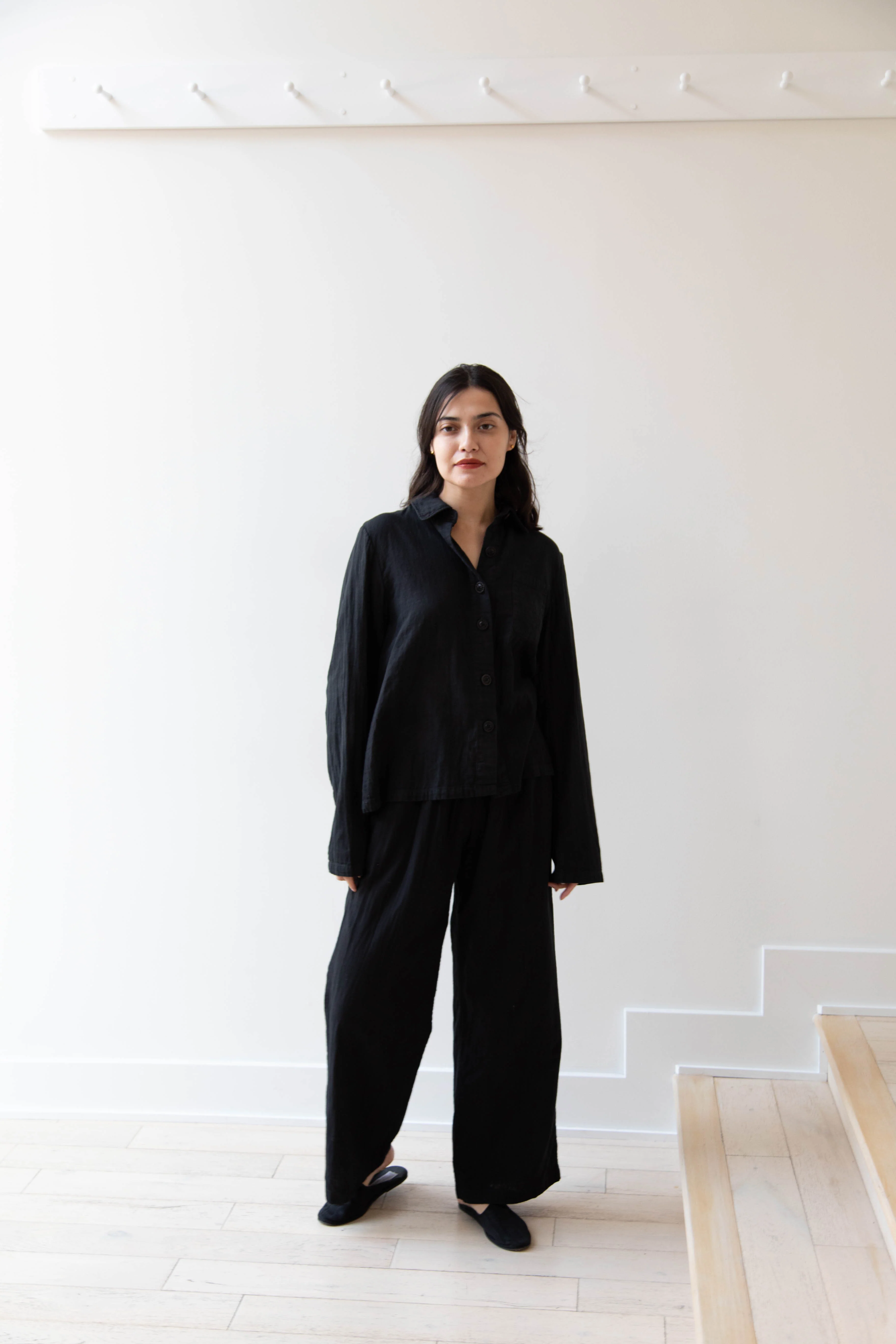 The Backward Vendor | Pyjama Set in Black - Image 5
