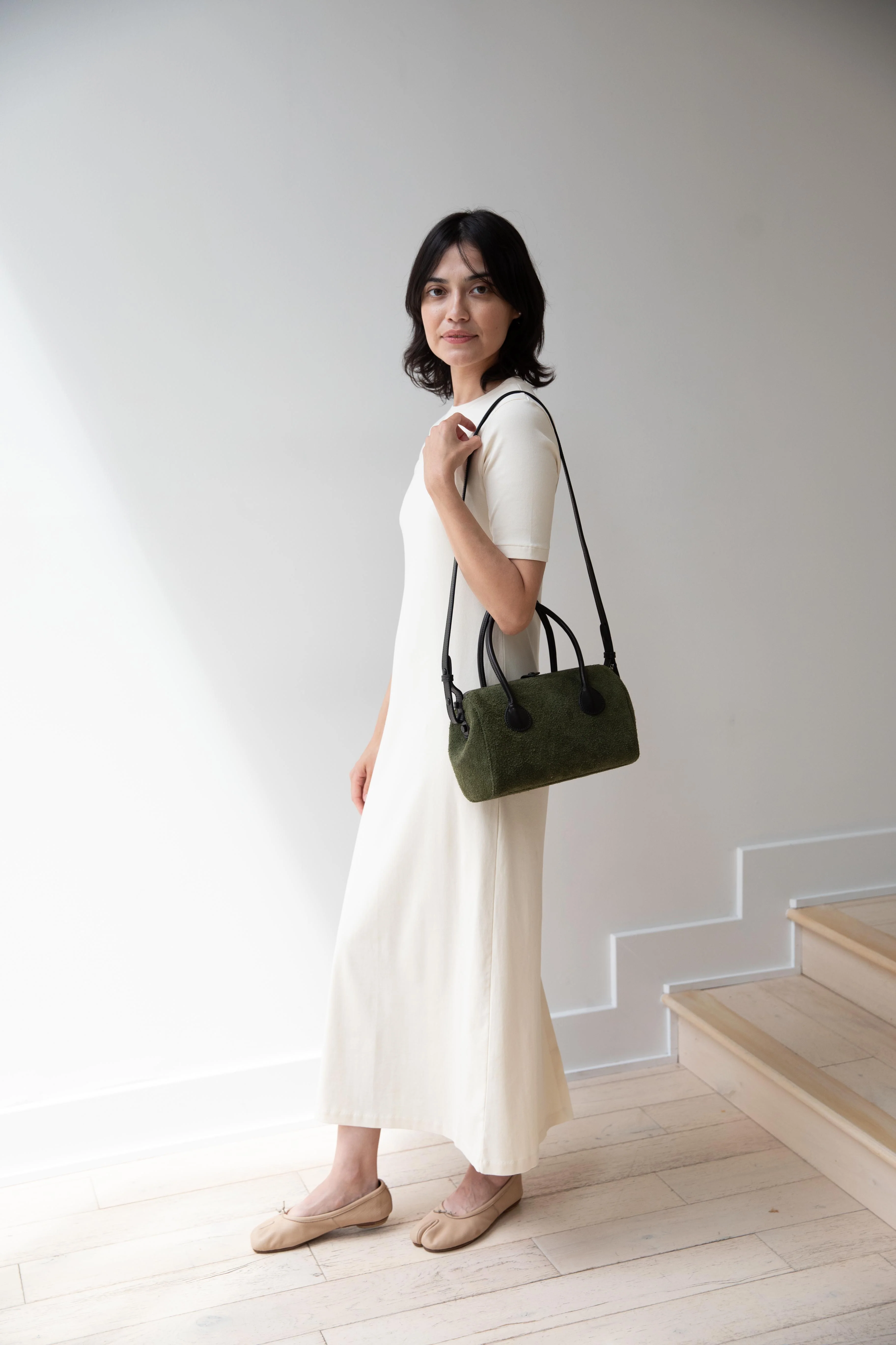 The Backward Vendor | Tanker Crossover in Olive Suede - Image 18