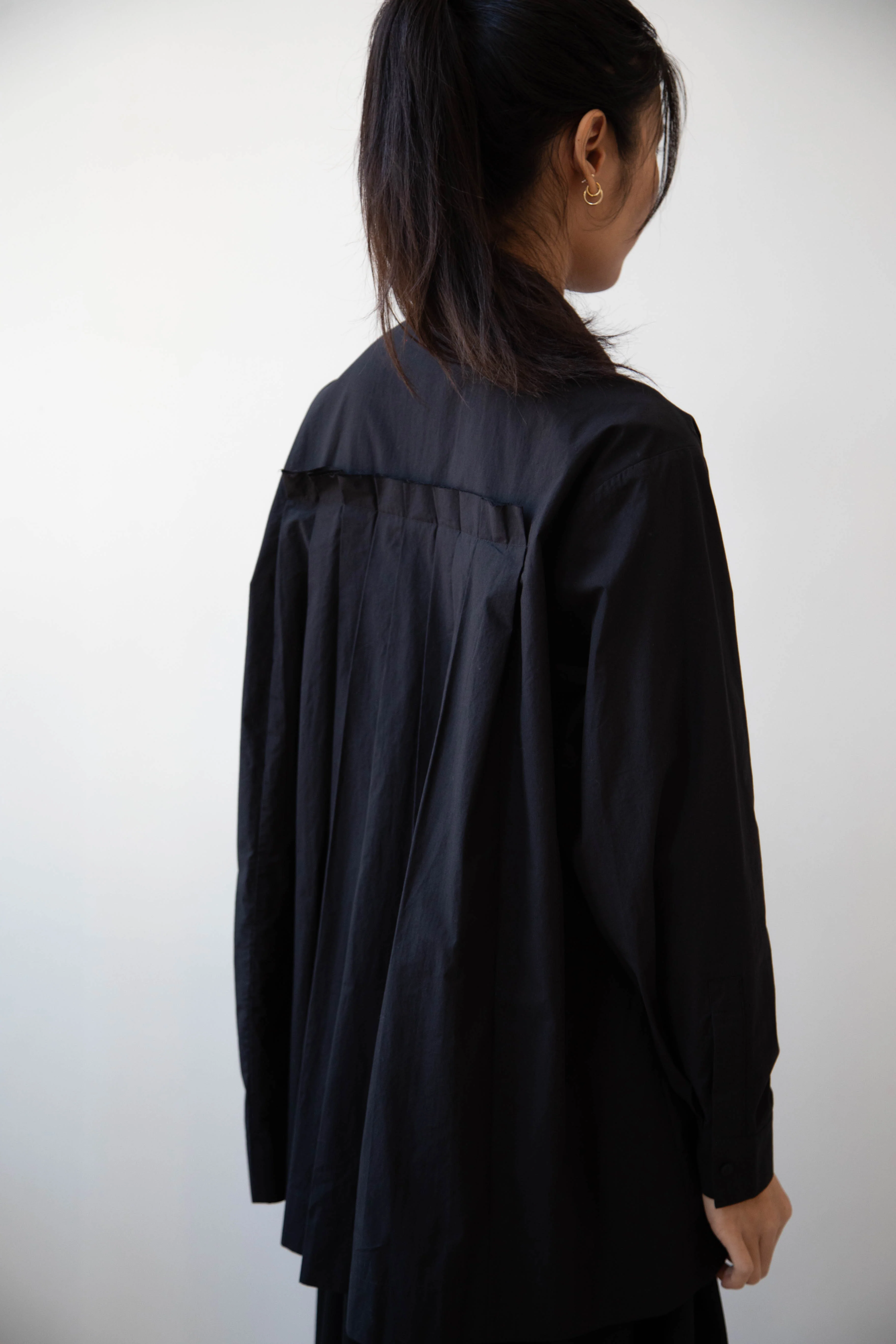 Unisecon | Bing Top in Black Poplin - Image 22