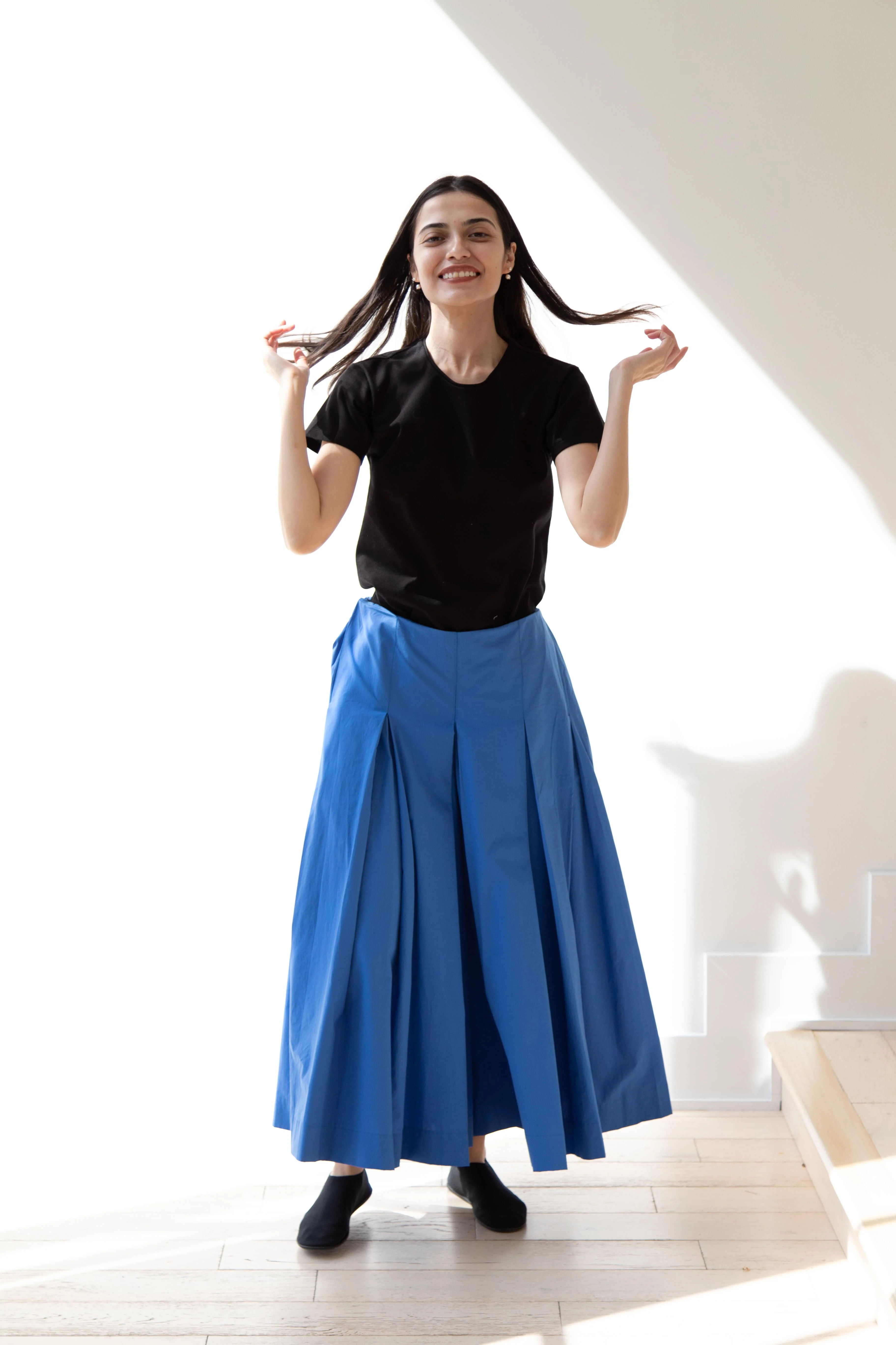Unisecon | Rayna Pants in Blue Poplin - Image 6