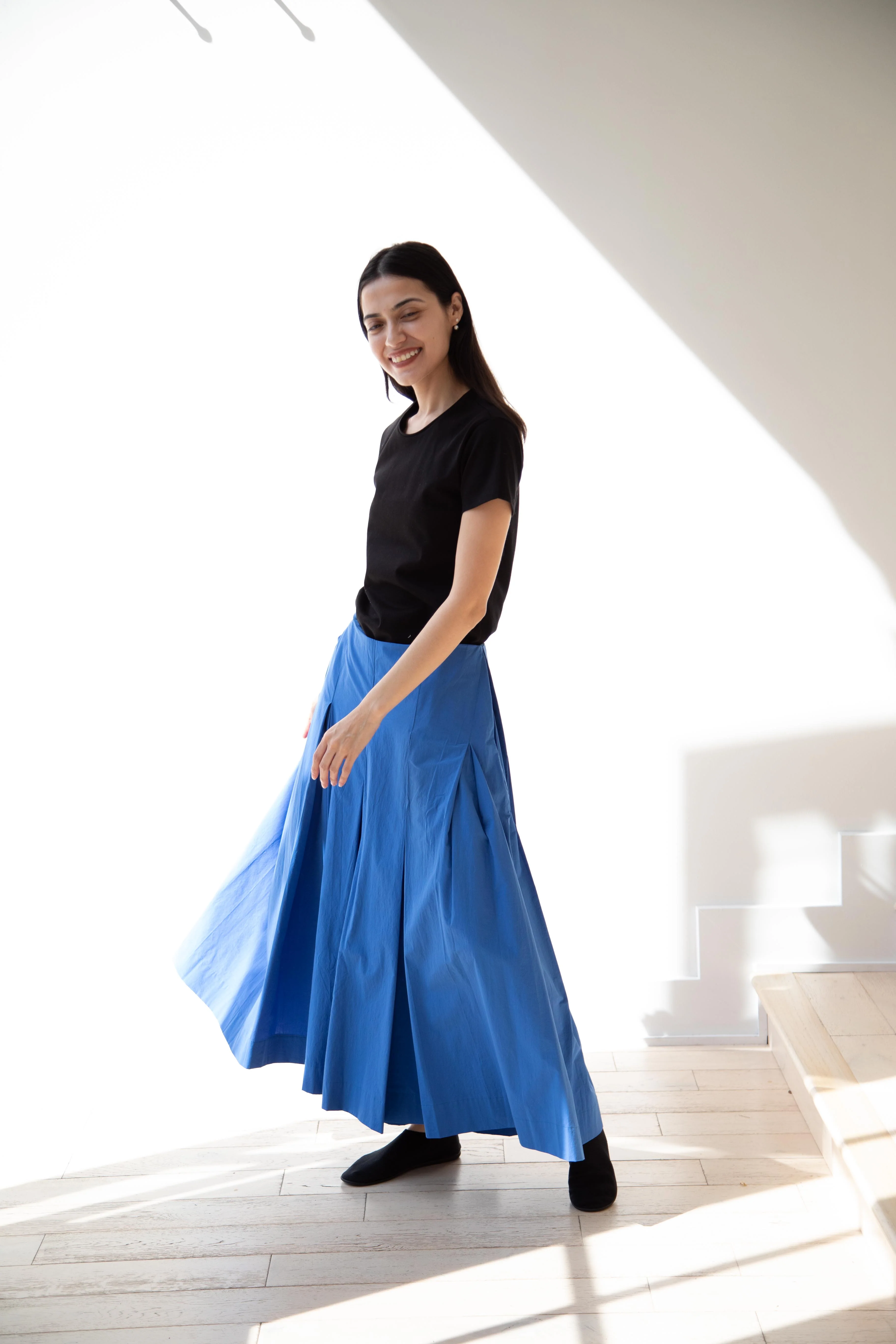 Unisecon | Rayna Pants in Blue Poplin - Image 9