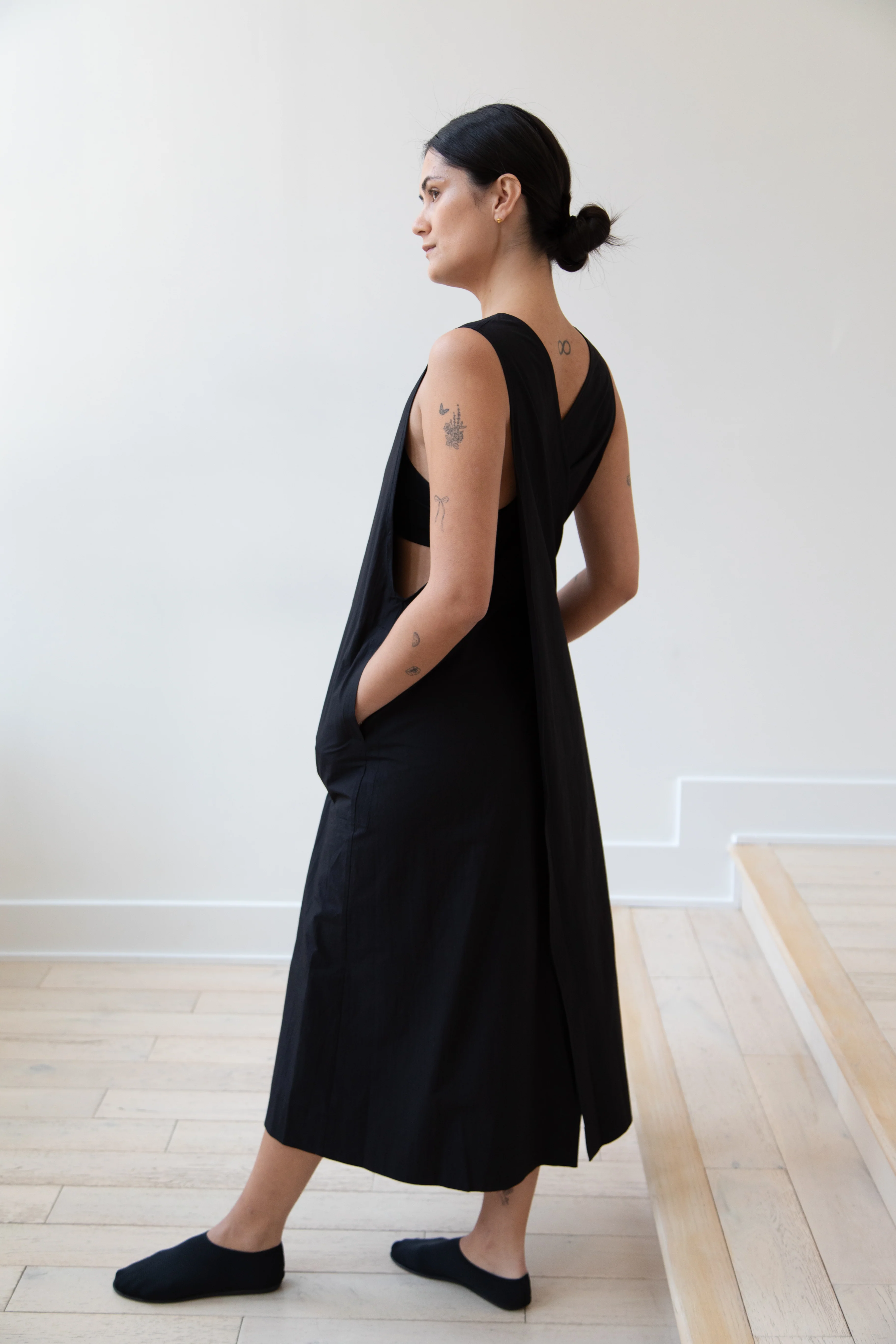 Unkruid | Apron Dress in Black - Image 3