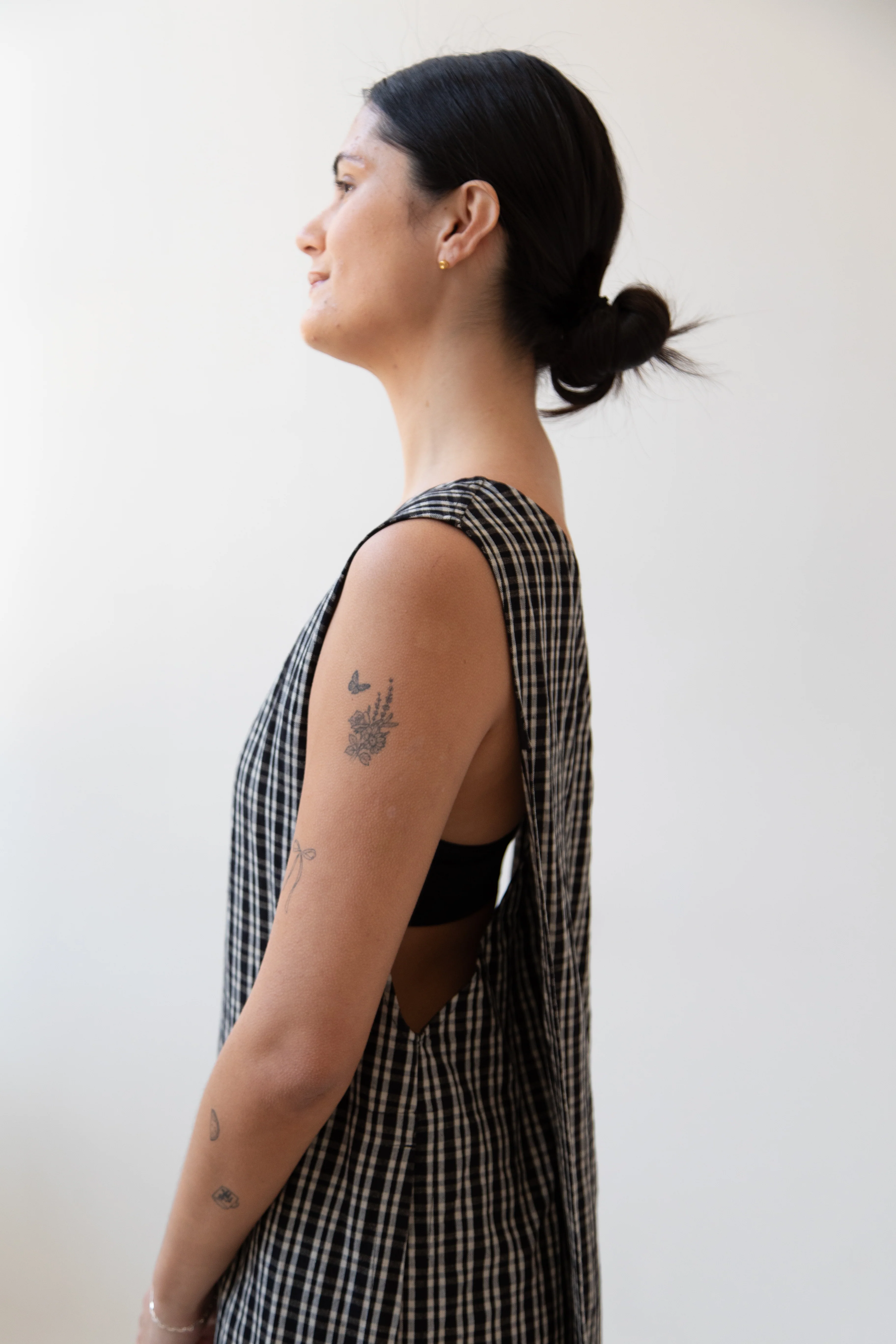 Unkruid | Apron Dress in Black Kelsch Cloth - Image 20