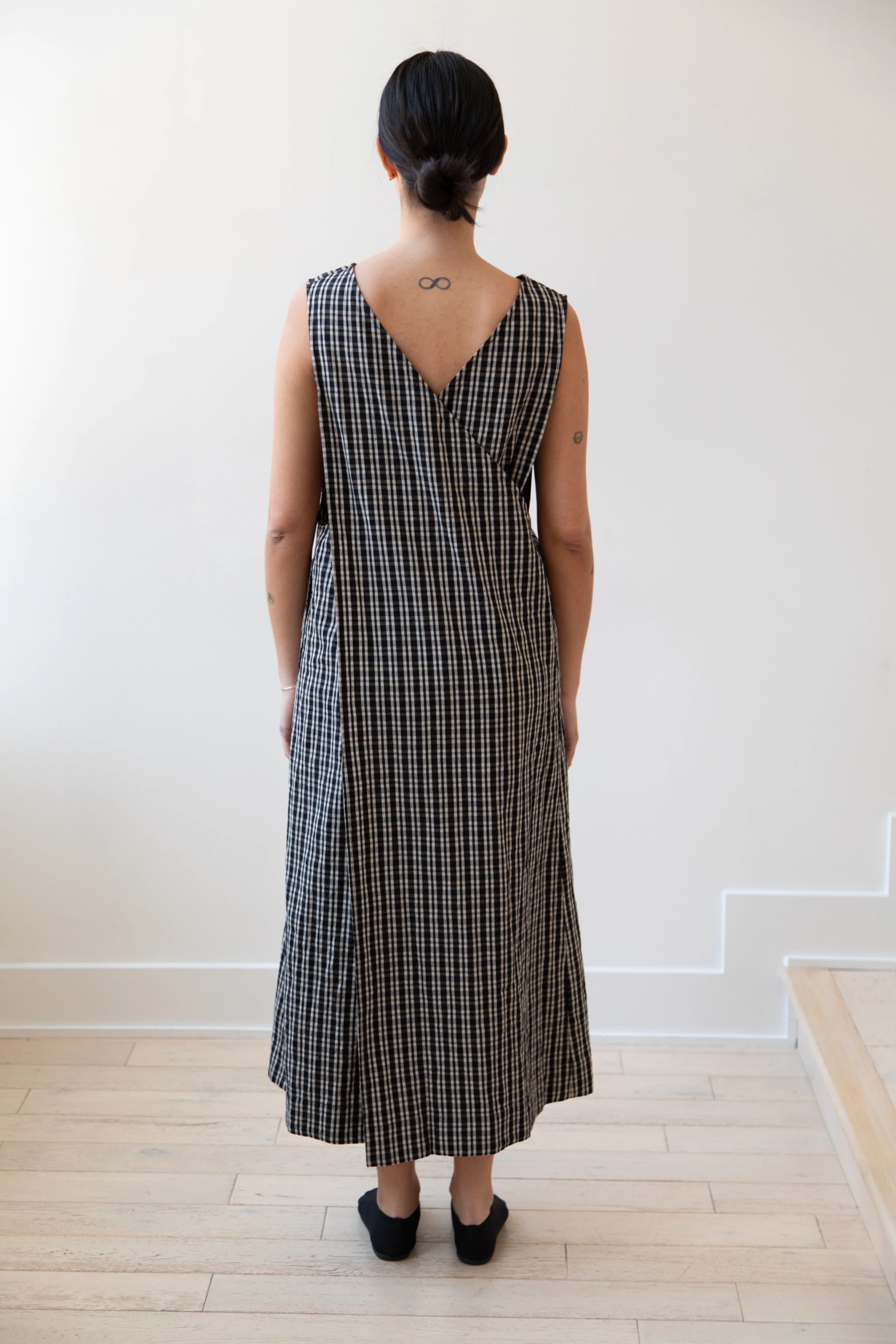 Unkruid | Apron Dress in Black Kelsch Cloth - Image 31
