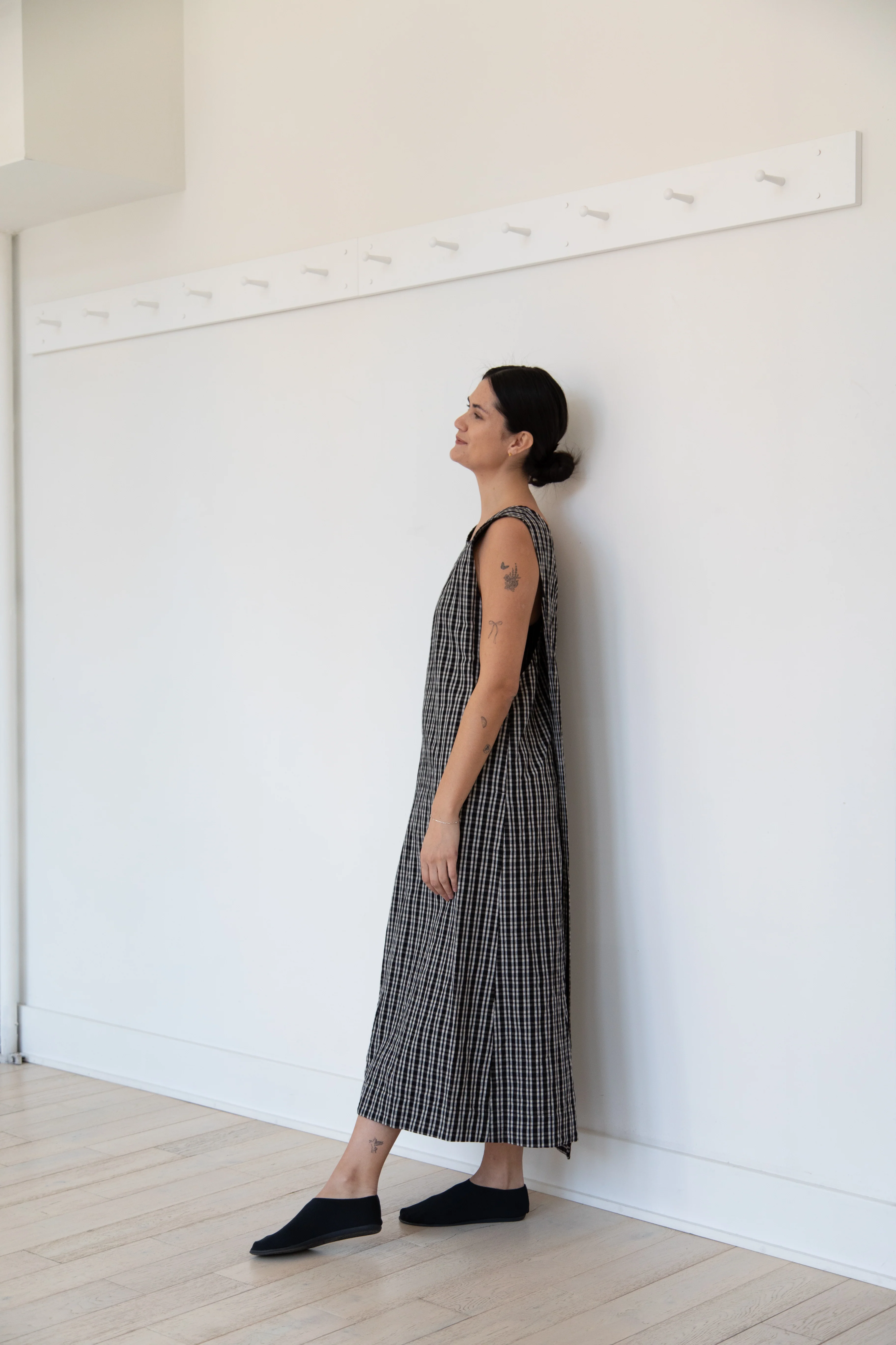 Unkruid | Apron Dress in Black Kelsch Cloth - Image 37