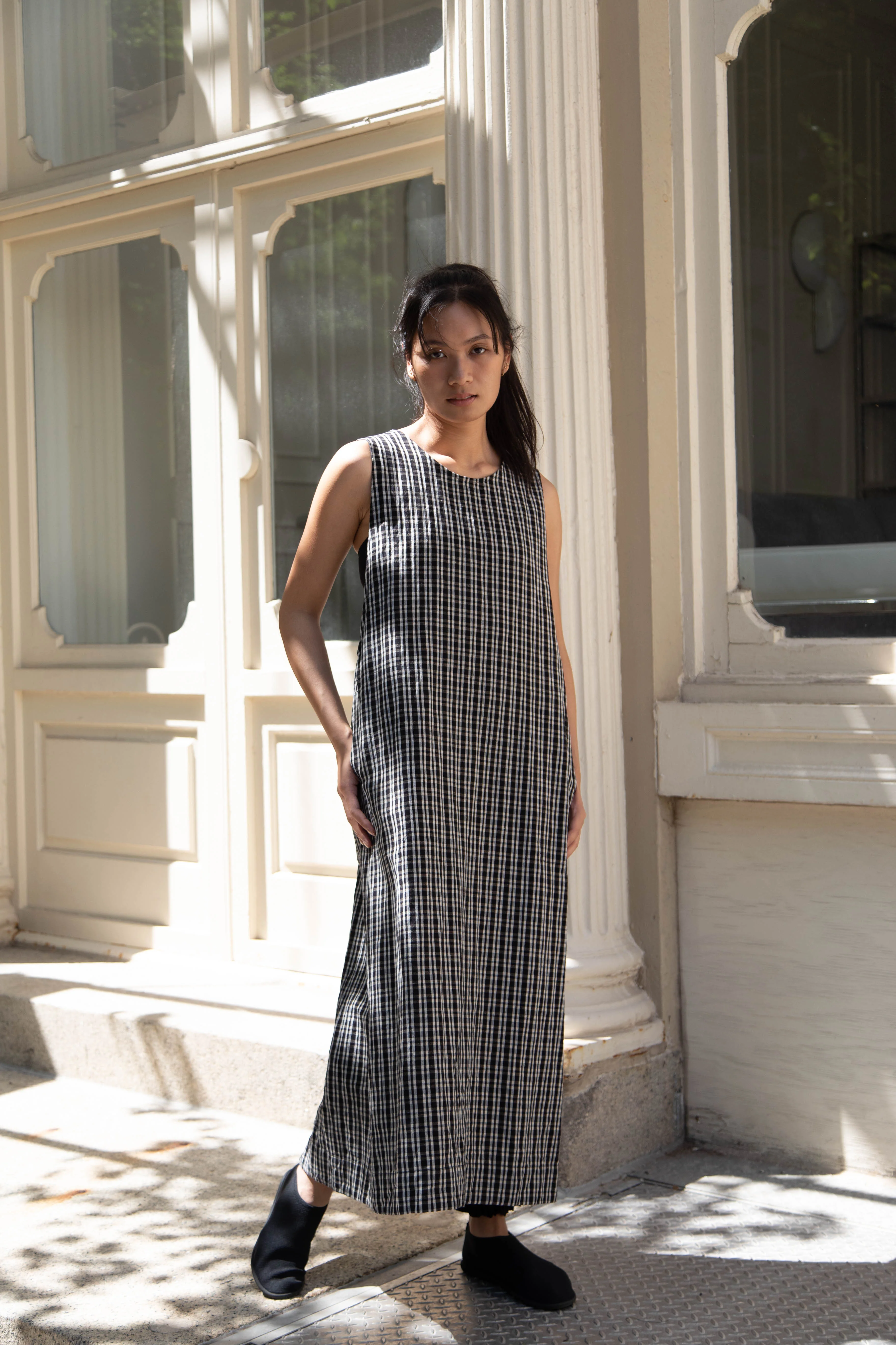Unkruid | Apron Dress in Black Kelsch Cloth - Image 47