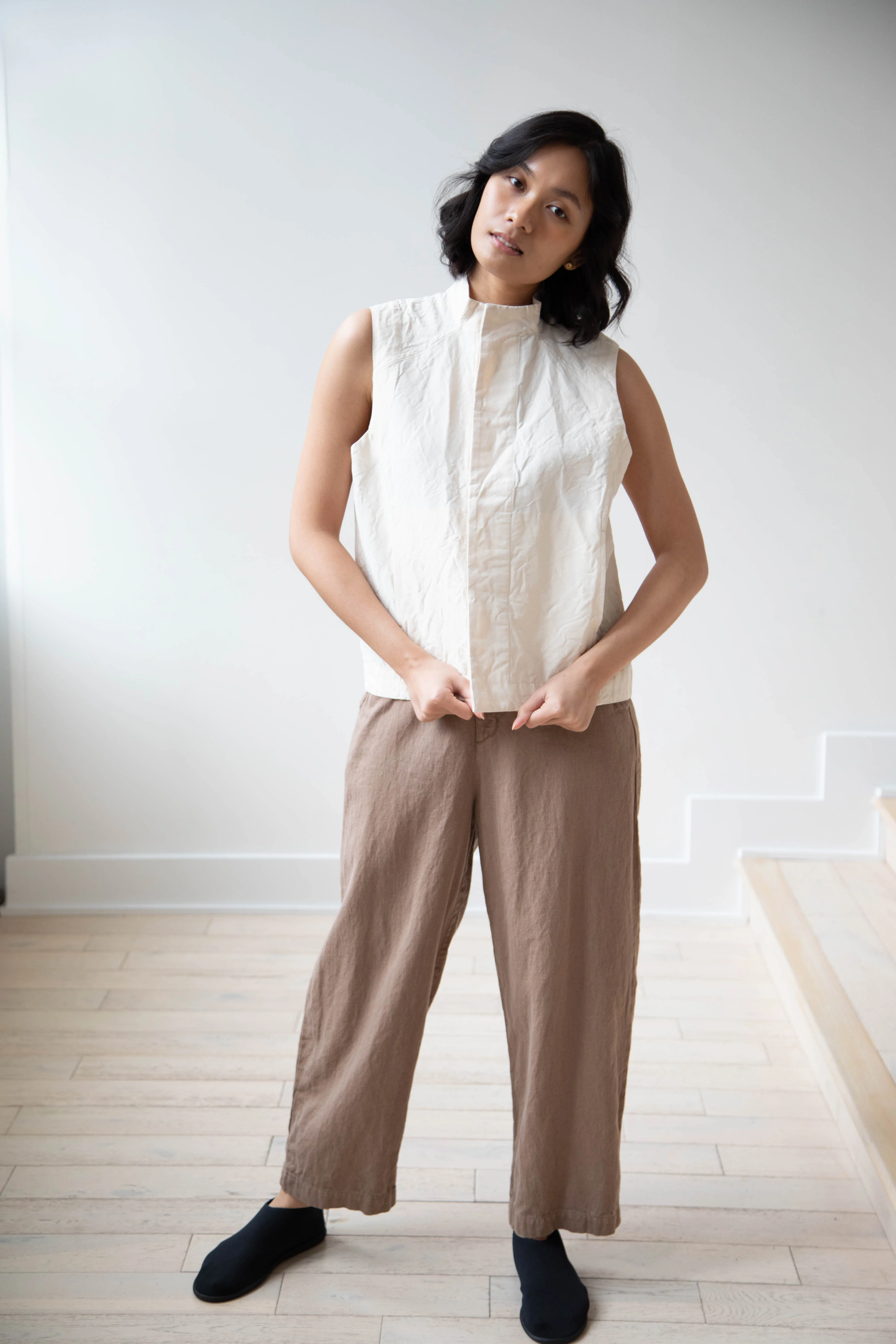 Unkruid | Cycling Vest in Off White Canvas - Image 5
