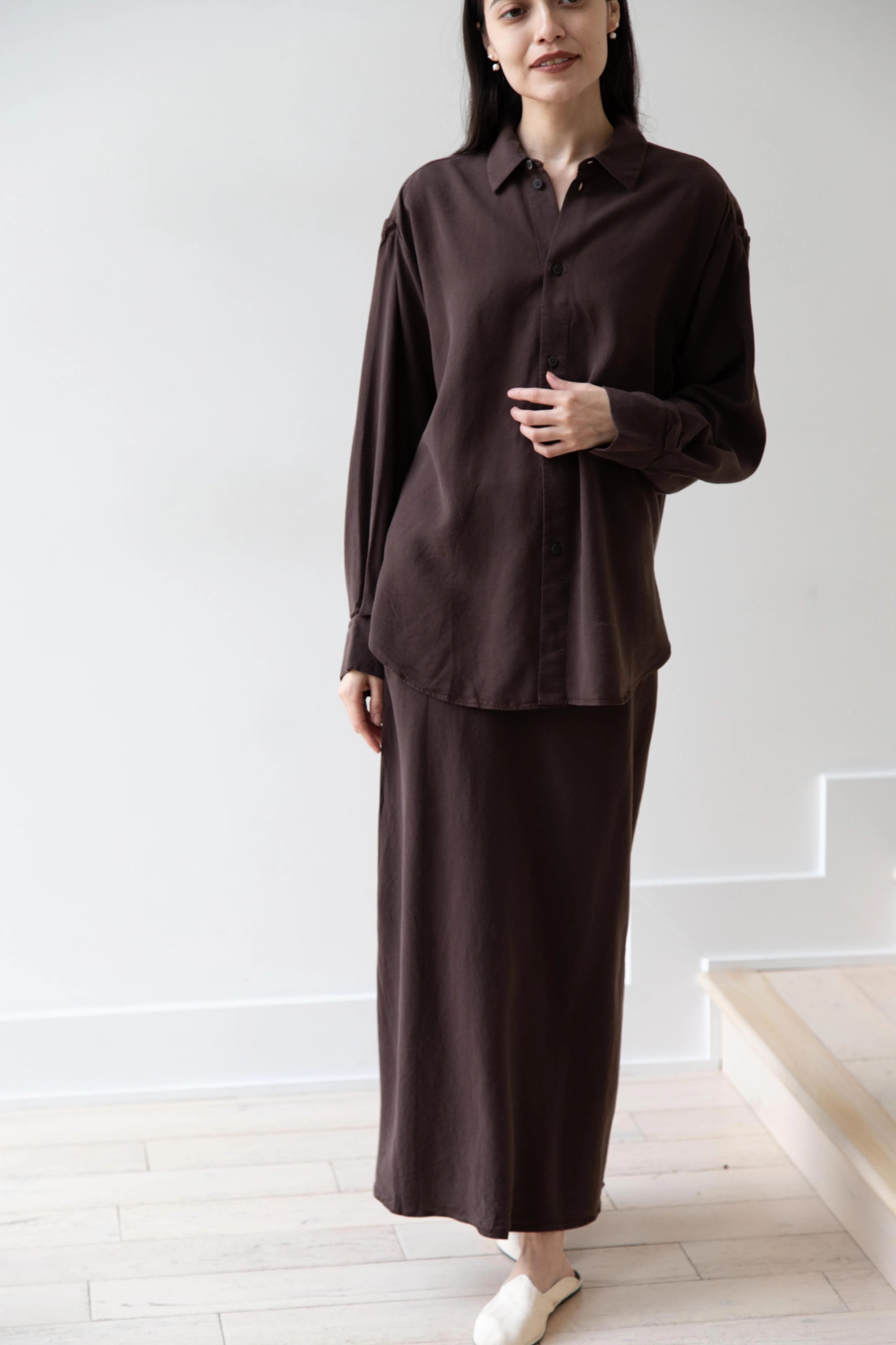 Wright & Doyle | Bias Skirt in Cacao - Image 15