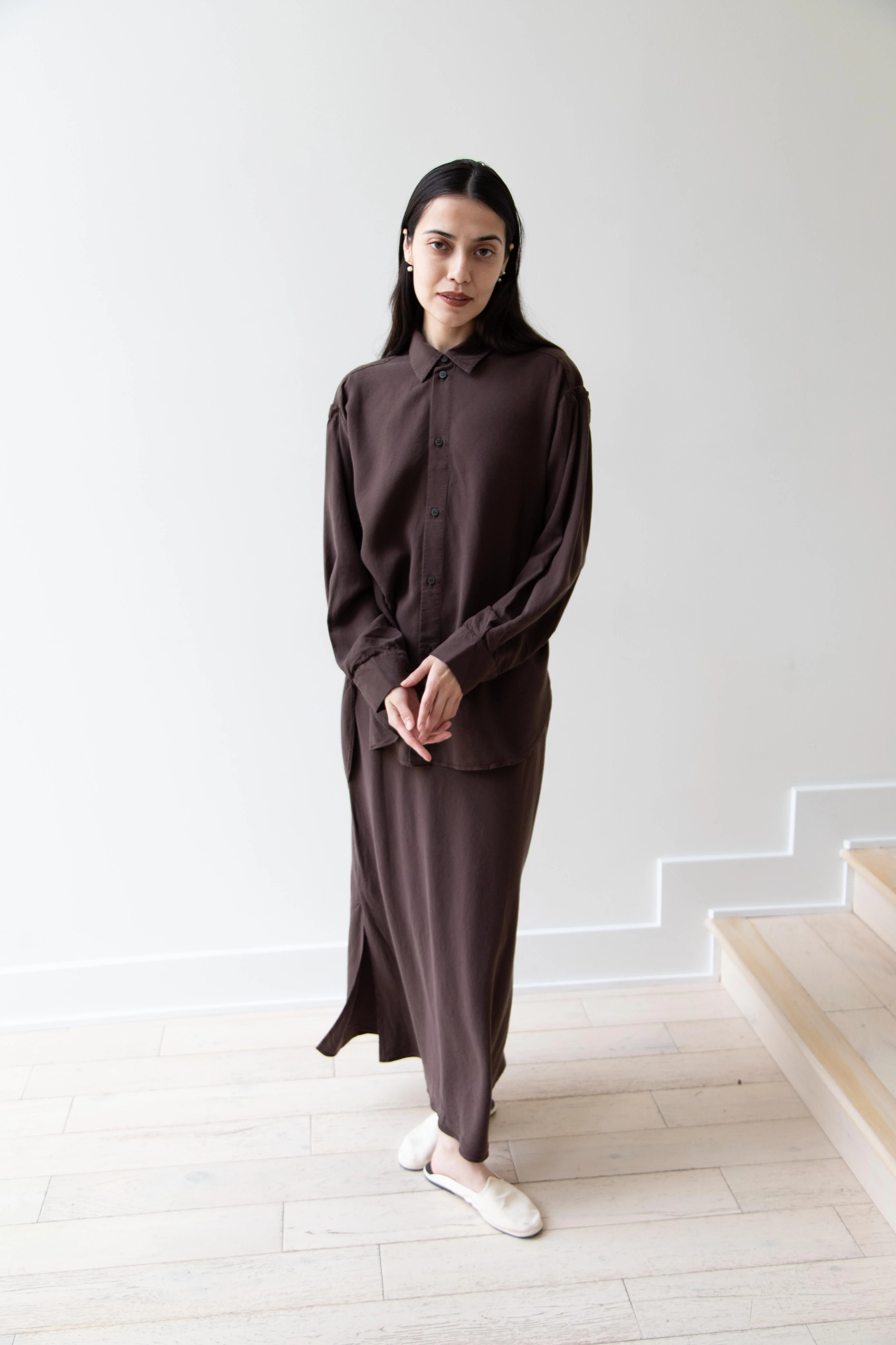 Wright & Doyle | Bias Skirt in Cacao - Image 26