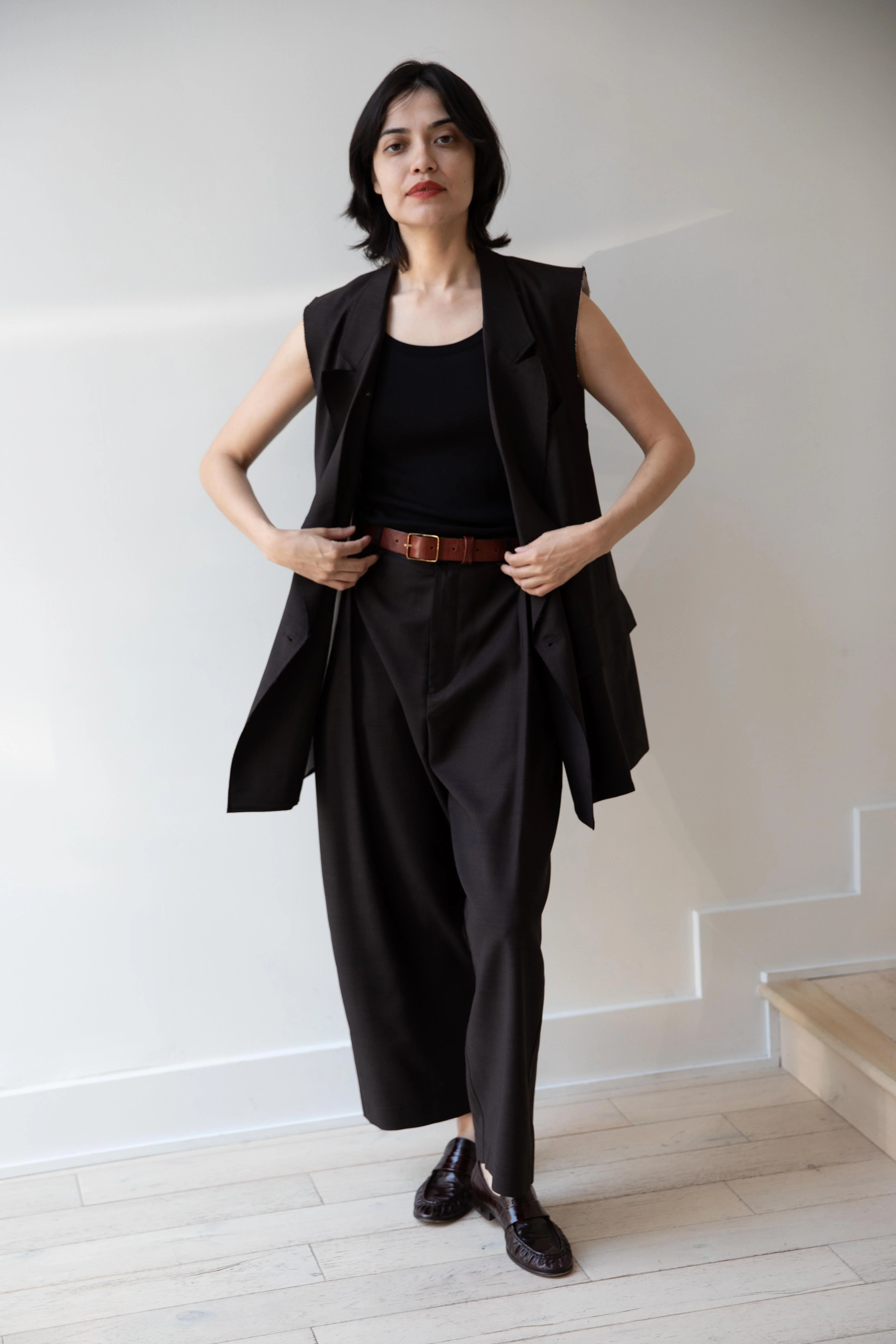 Wright & Doyle | Harton Vest in Cacao Check - Image 9