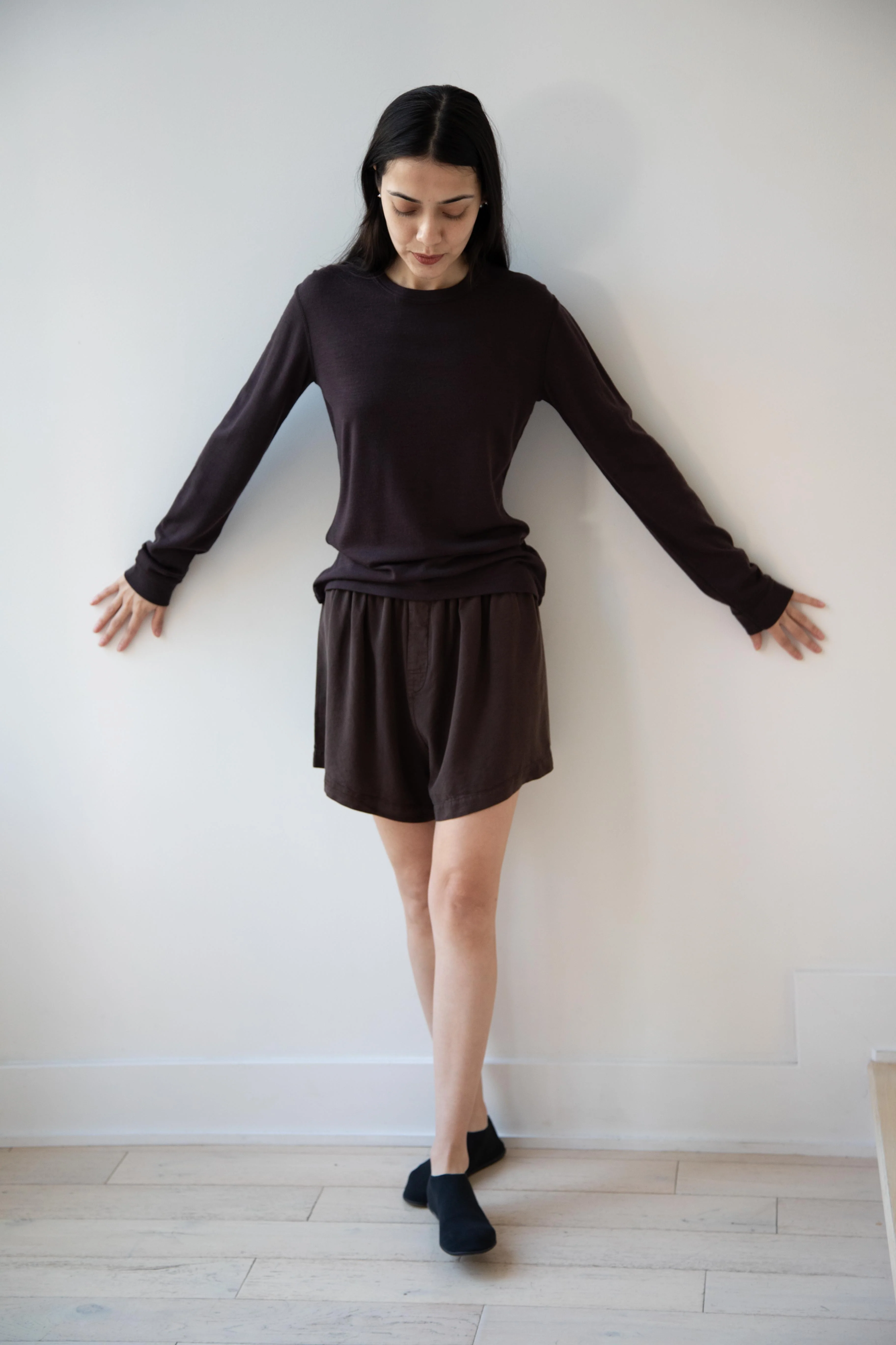 Wright & Doyle | Merino Longsleeve Shirt in Cacao - Image 19