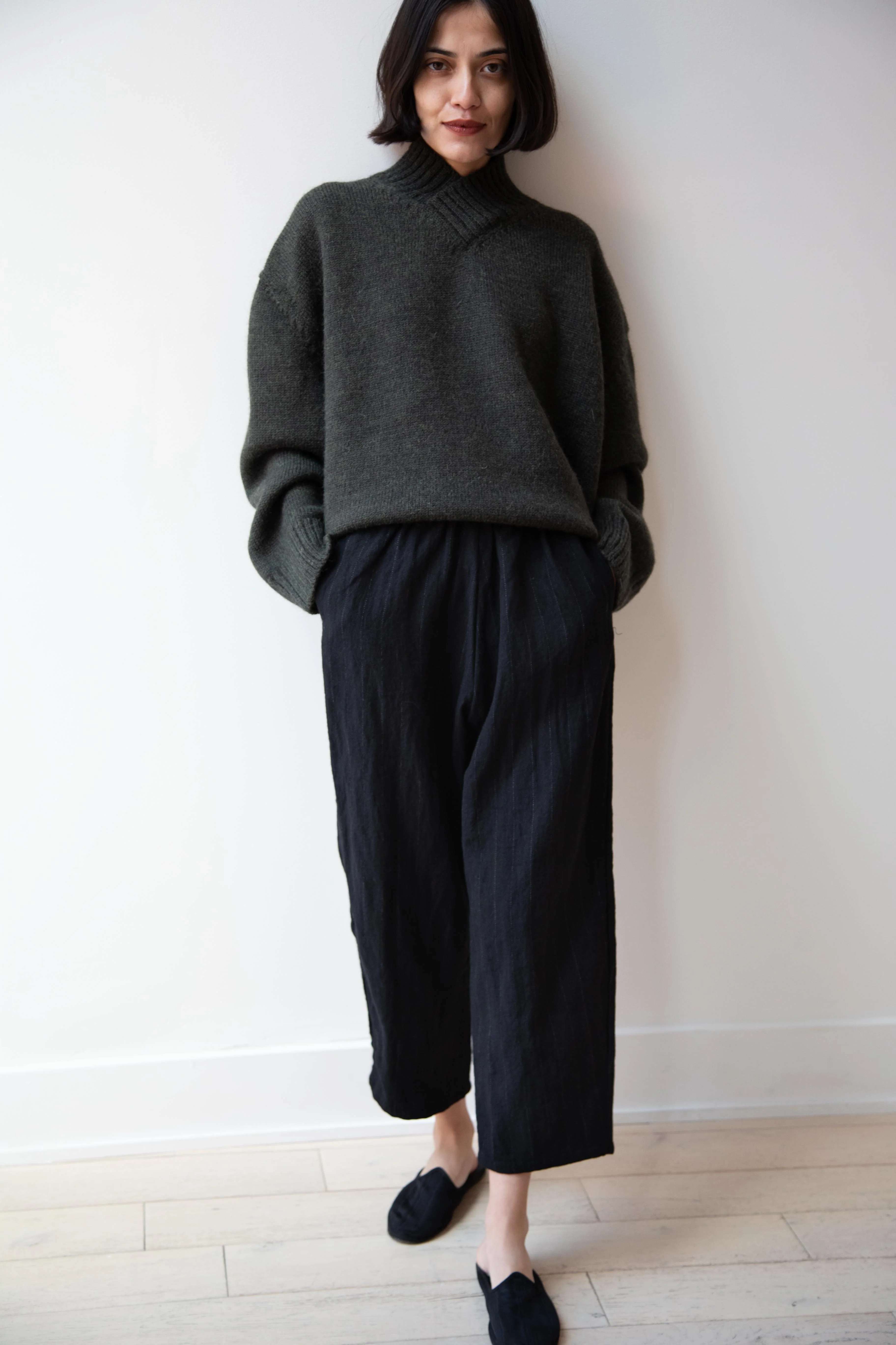 Wright & Doyle | Wool Krefeld Jumper in Moss - Image 23