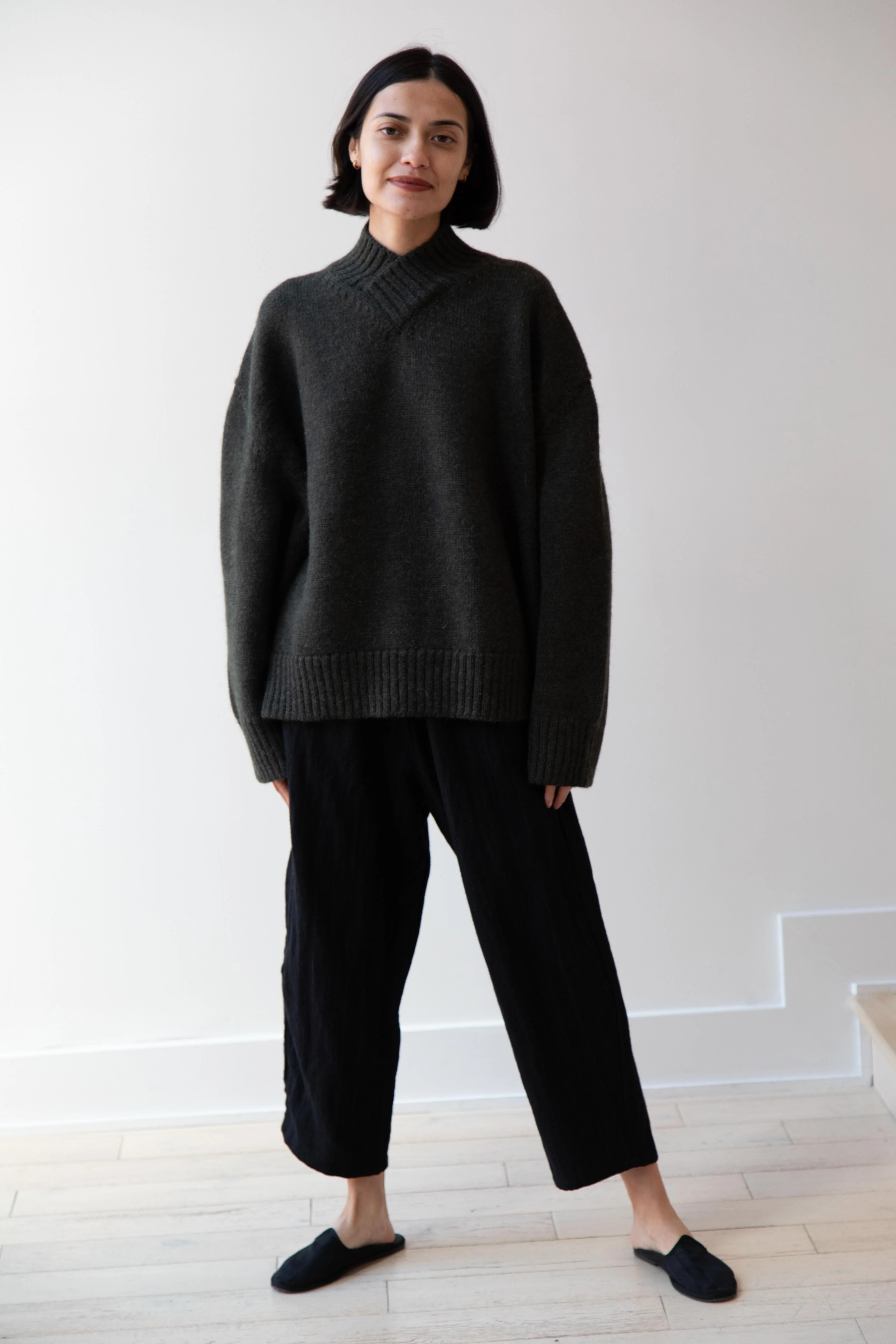 Wright & Doyle | Wool Krefeld Jumper in Moss - Image 27